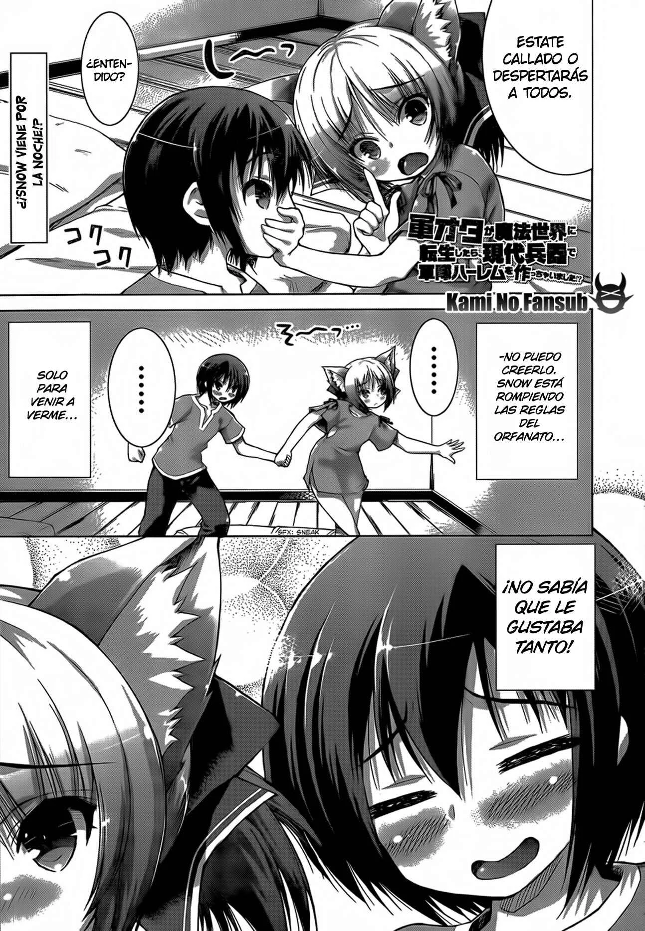 Gun-Ota ga Mahou Sekai ni Tensei shitara, Gendai Heiki de Guntai Harem wo Tsukucchaimashita!? Capítulo 4 - Page 2