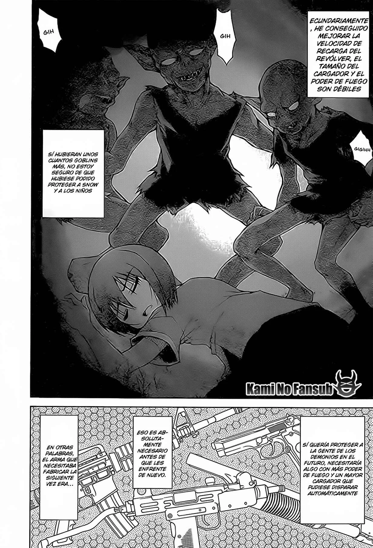 Gun-Ota ga Mahou Sekai ni Tensei shitara, Gendai Heiki de Guntai Harem wo Tsukucchaimashita!? Capítulo 5 - Page 23
