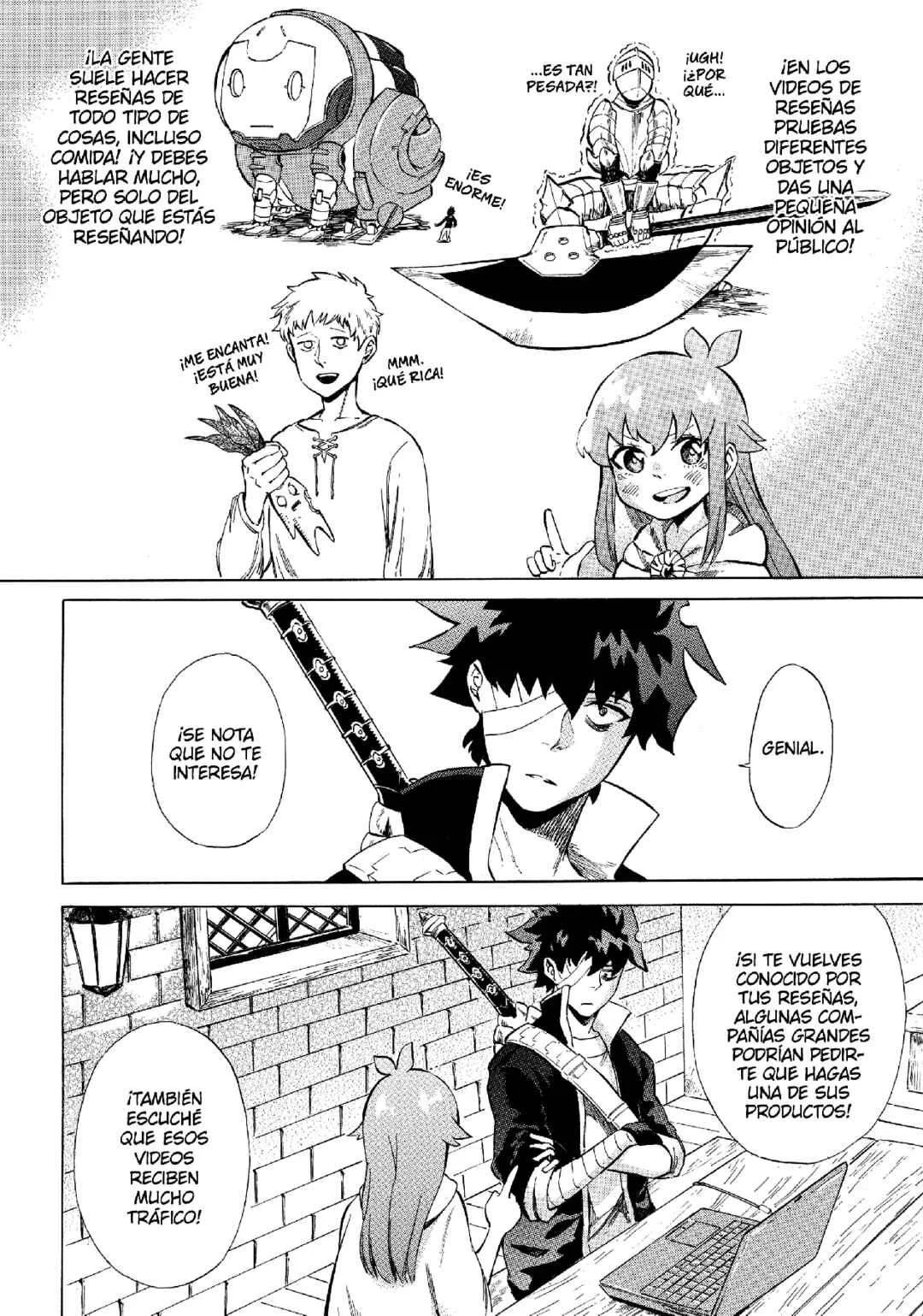 Haishin Yuusha Capítulo 3: ¡Reseña de artículos! - Page 6