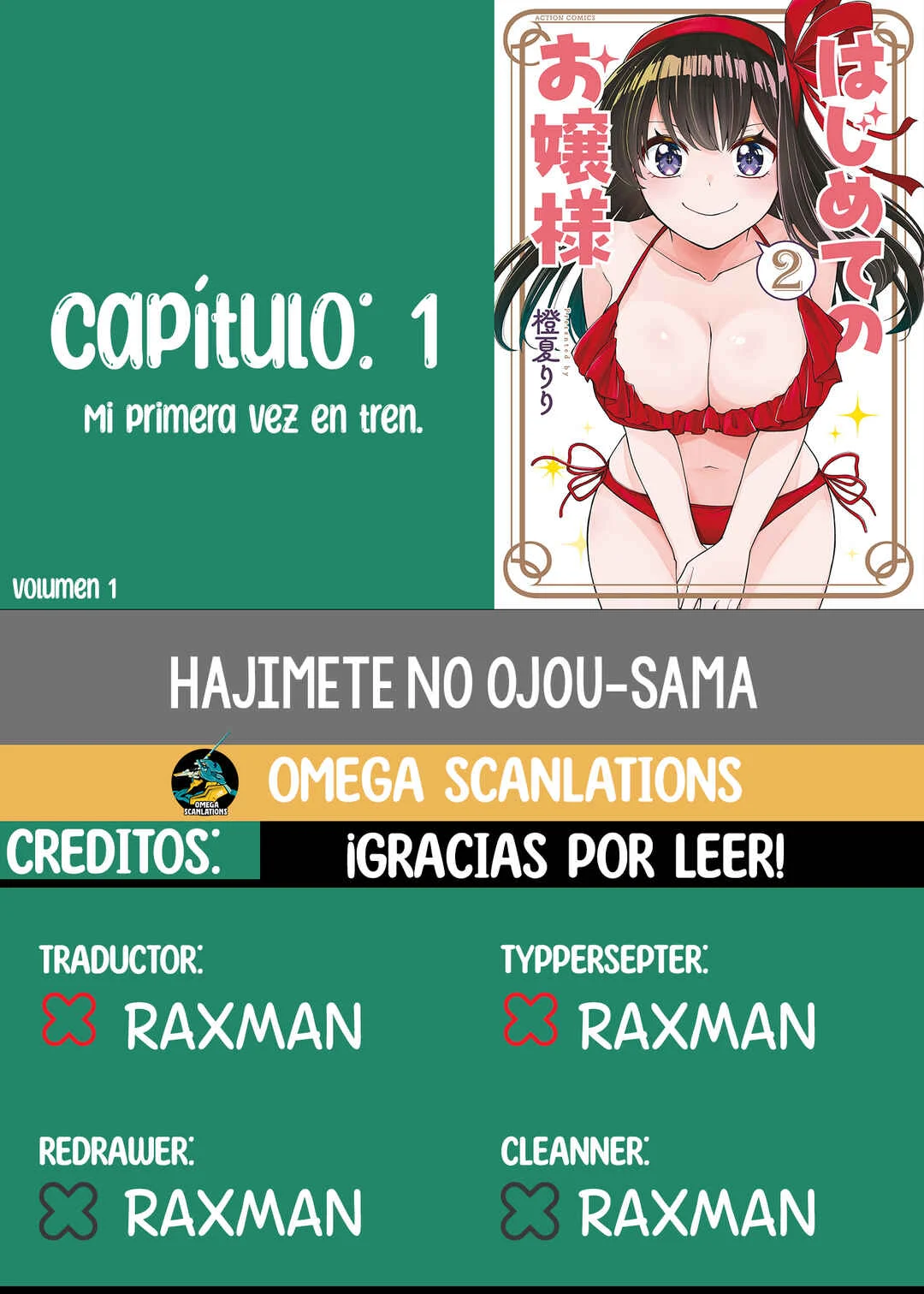 Hajimete no Ojou-sama Capítulo 1: Mi primera vez en tren  - Page 1