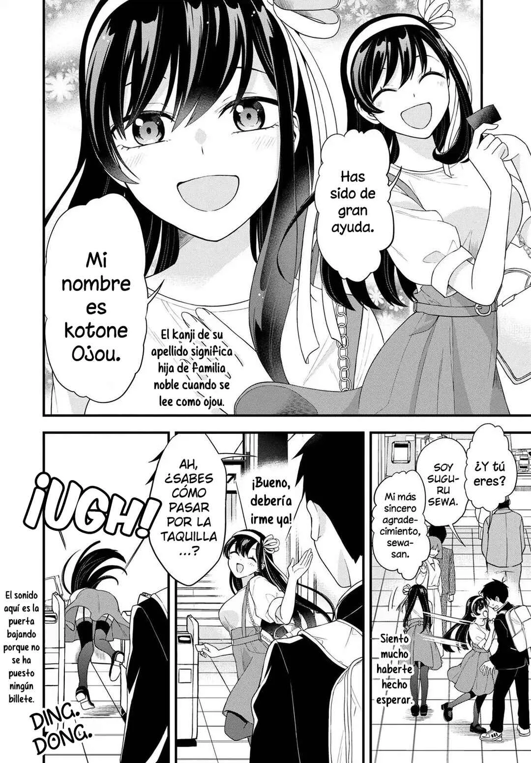Hajimete no Ojou-sama Capítulo 1: Mi primera vez en tren  - Page 8