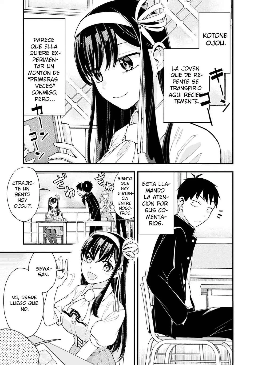 Hajimete no Ojou-sama Capítulo 2: Mi primera vez comiendo ramen  - Page 2
