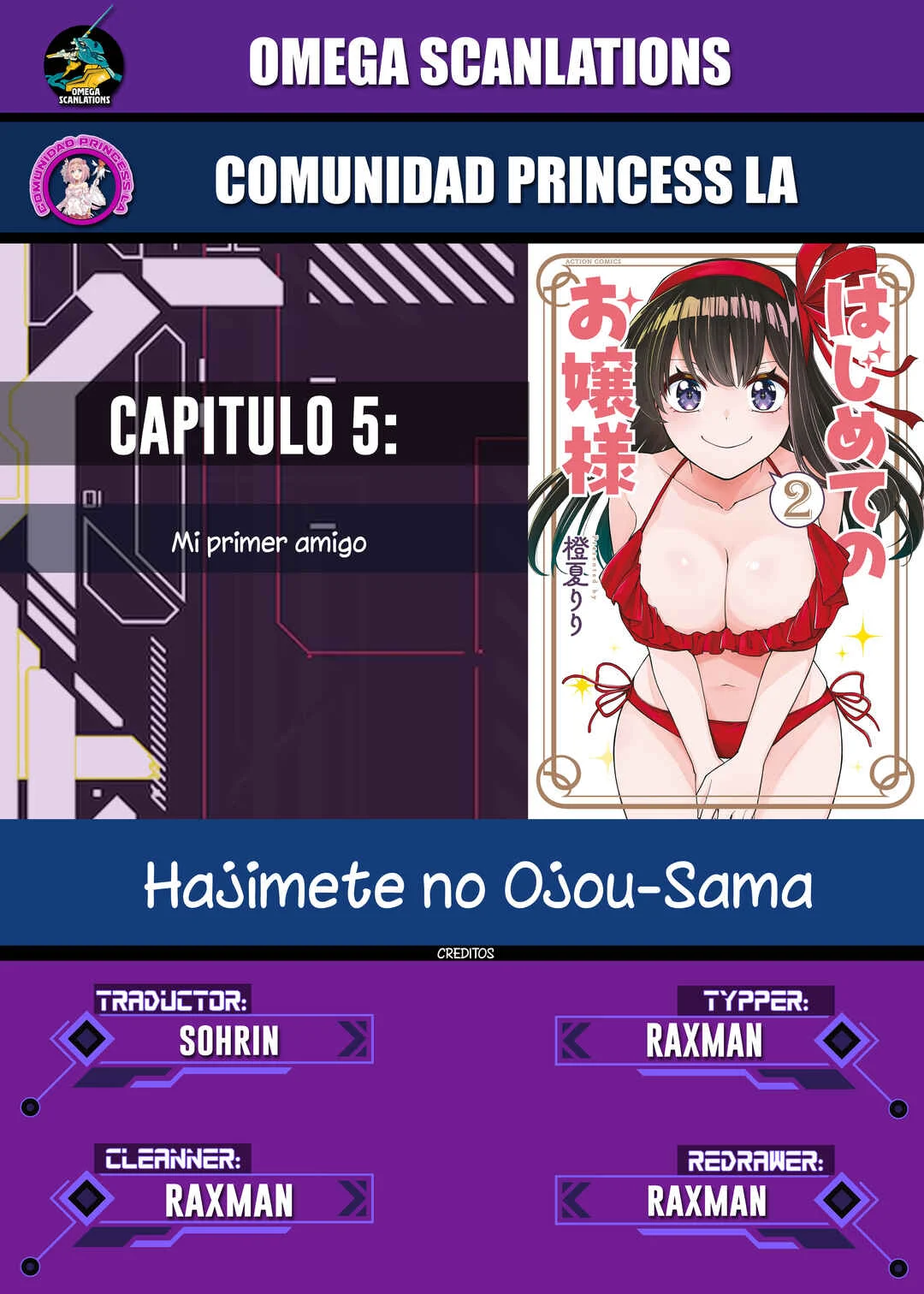 Hajimete no Ojou-sama Capítulo 5: Mi primer amigo - Page 1