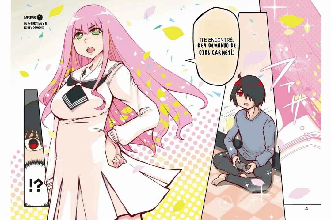 Hanaori-san wa Tensei Shite mo Kenka ga Shitai Capítulo 1: La ex-heroína y el ex-Rey Demonio - Page 8