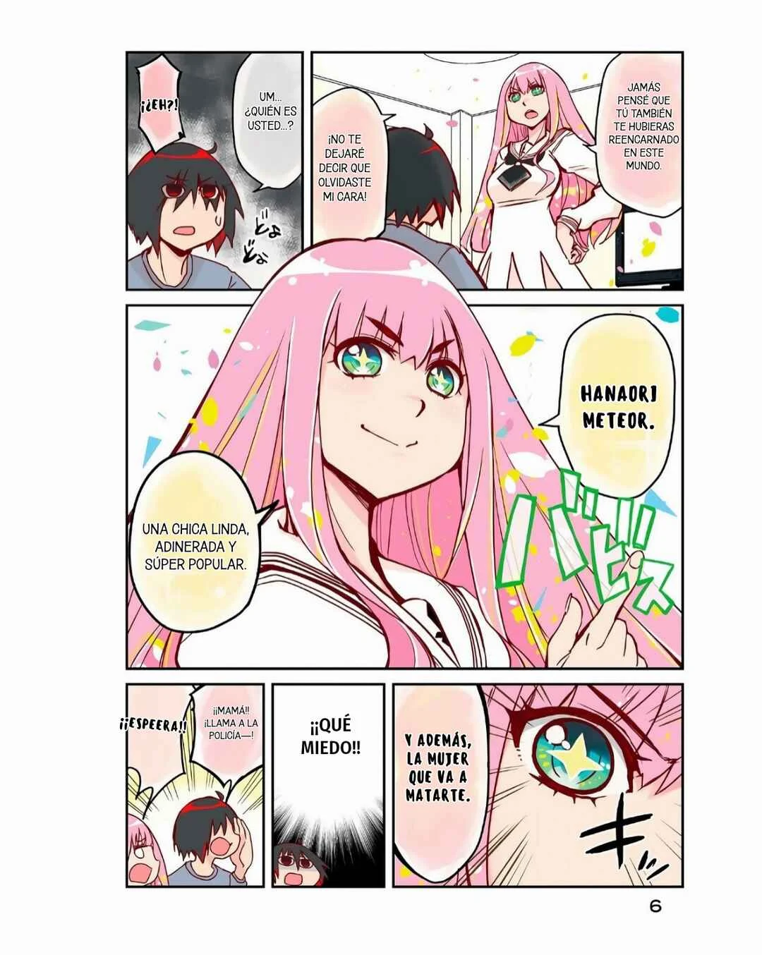 Hanaori-san wa Tensei Shite mo Kenka ga Shitai Capítulo 1: La ex-heroína y el ex-Rey Demonio - Page 9