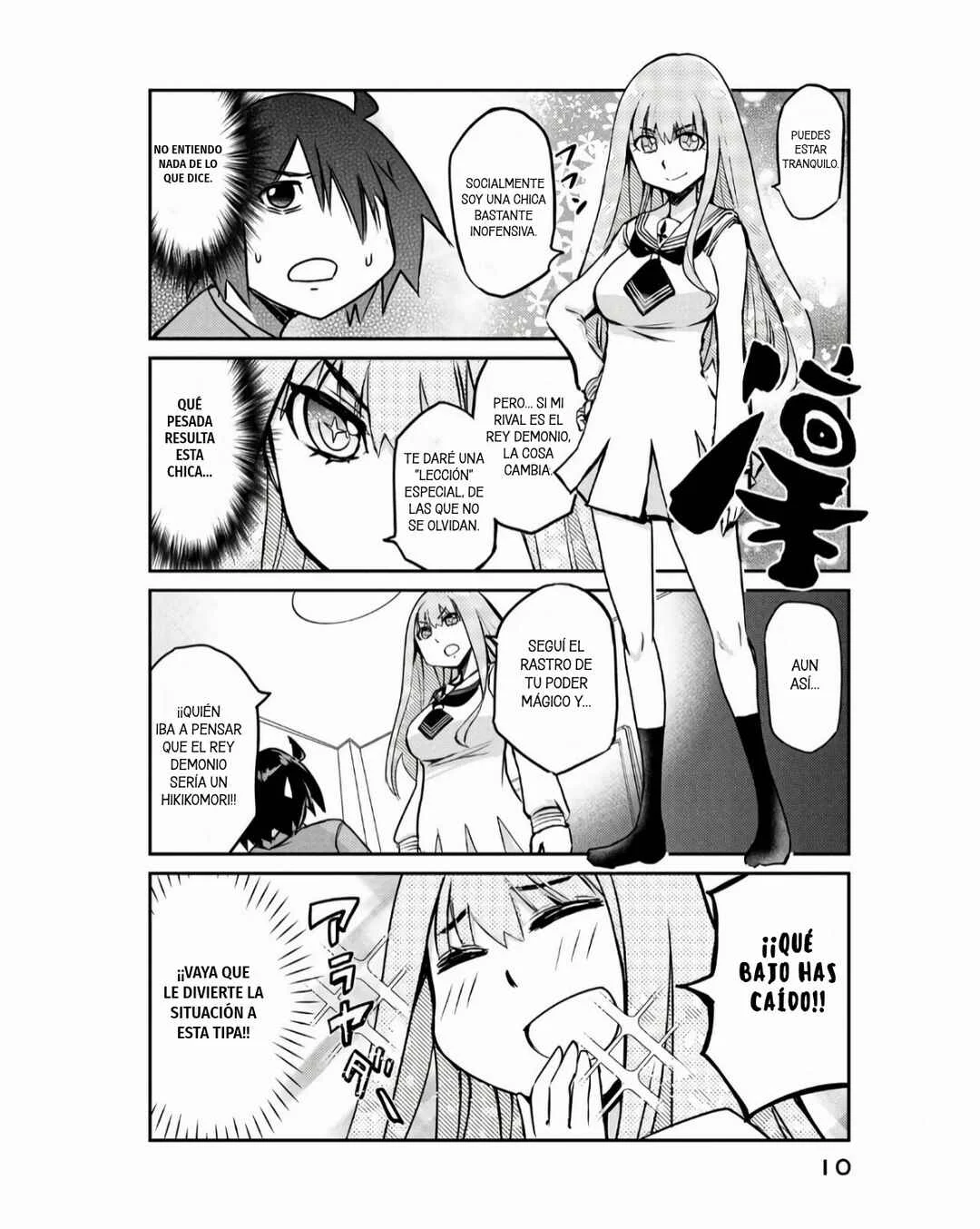 Hanaori-san wa Tensei Shite mo Kenka ga Shitai Capítulo 1: La ex-heroína y el ex-Rey Demonio - Page 13