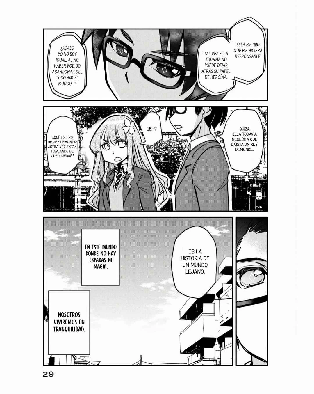 Hanaori-san wa Tensei Shite mo Kenka ga Shitai Capítulo 1: La ex-heroína y el ex-Rey Demonio - Page 32