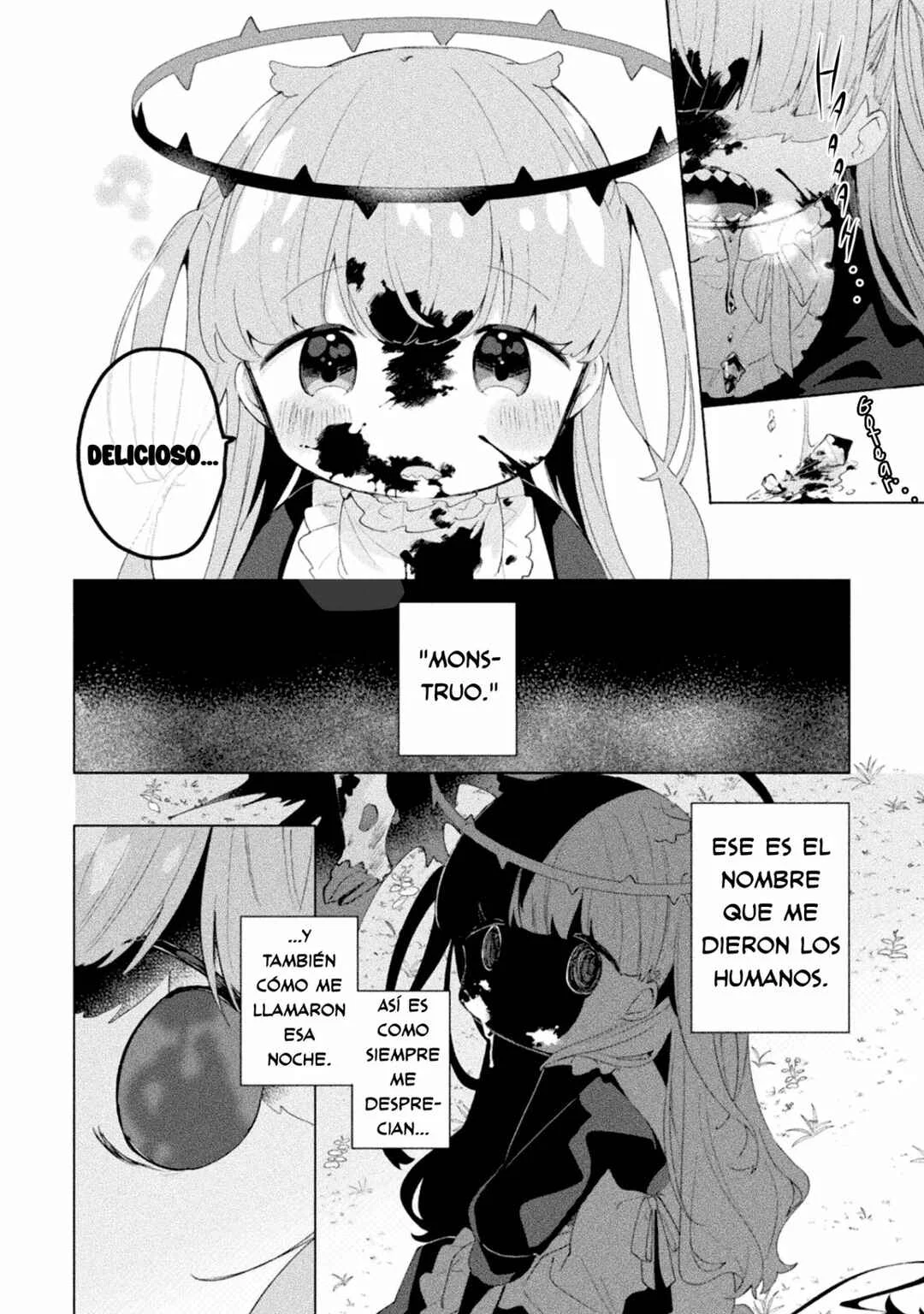Harapeko Kopeko wa Niku to Sumu! Capítulo 1: Carne x Monstruo - Page 7