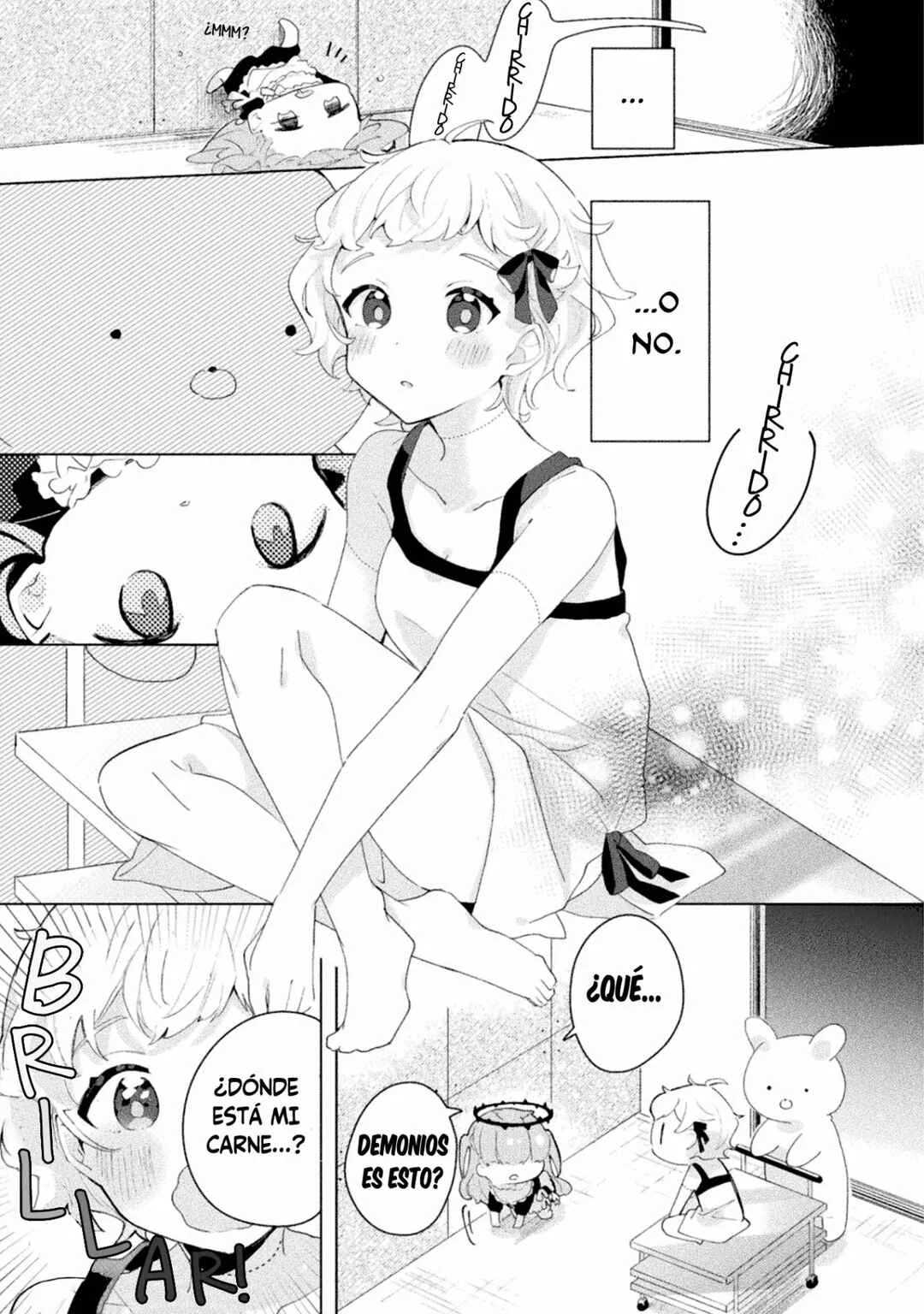 Harapeko Kopeko wa Niku to Sumu! Capítulo 1: Carne x Monstruo - Page 10