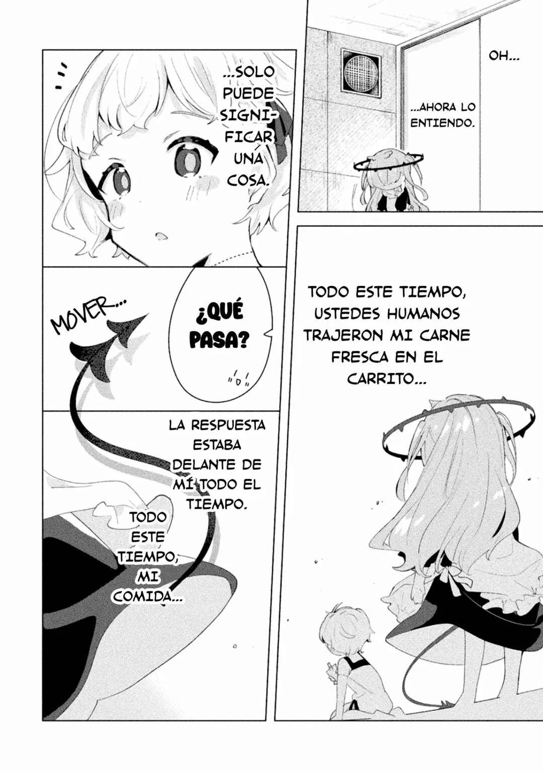 Harapeko Kopeko wa Niku to Sumu! Capítulo 1: Carne x Monstruo - Page 17