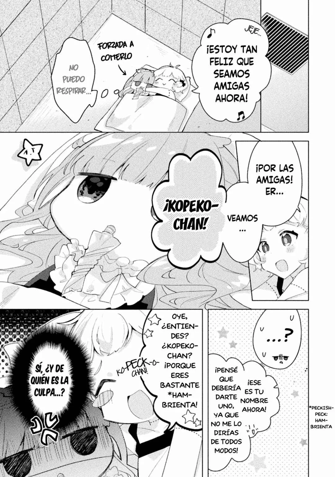 Harapeko Kopeko wa Niku to Sumu! Capítulo 1: Carne x Monstruo - Page 20