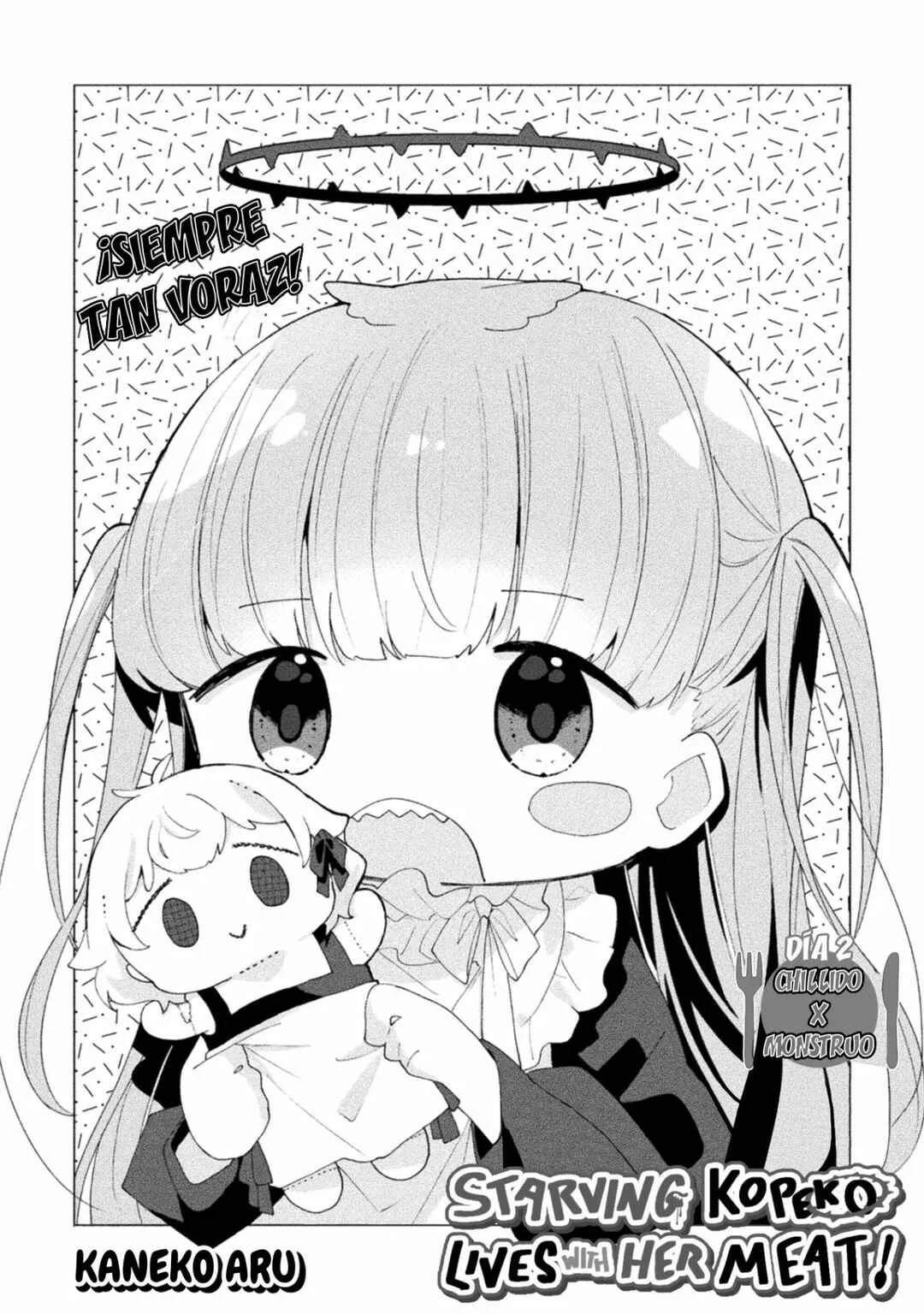 Harapeko Kopeko wa Niku to Sumu! Capítulo 2: Chillido x Monstruo - Page 1