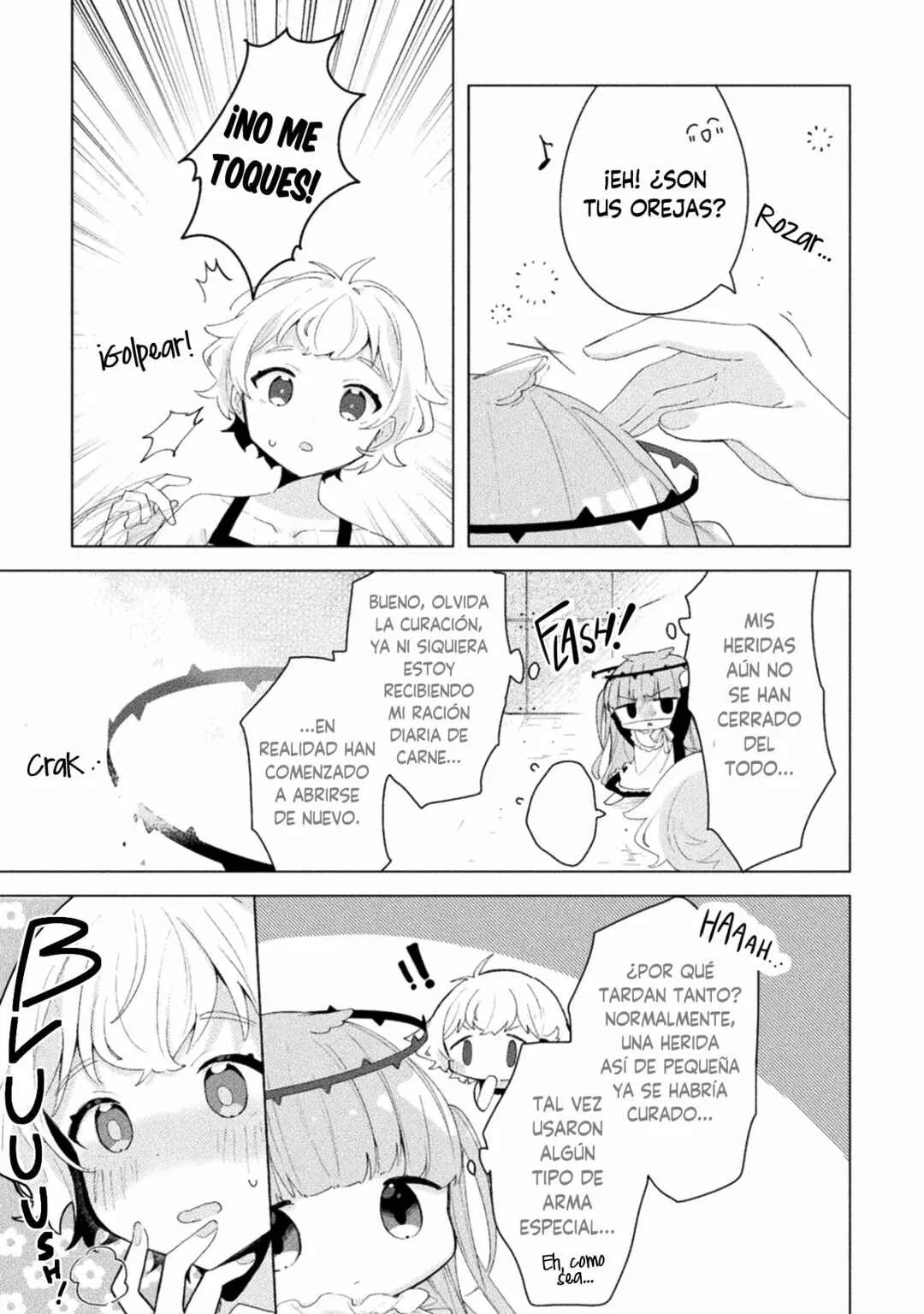 Harapeko Kopeko wa Niku to Sumu! Capítulo 2: Chillido x Monstruo - Page 6