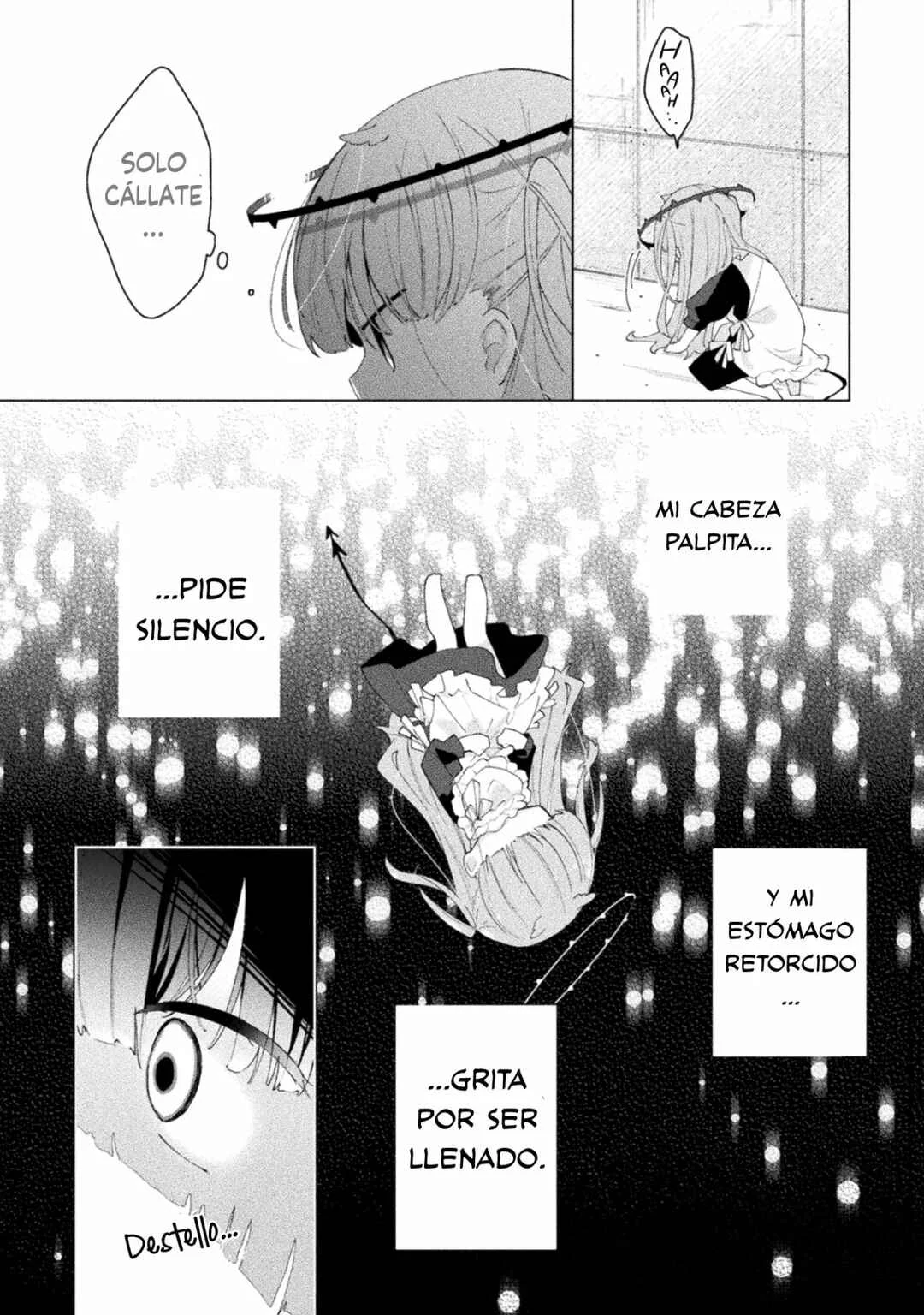 Harapeko Kopeko wa Niku to Sumu! Capítulo 2: Chillido x Monstruo - Page 9