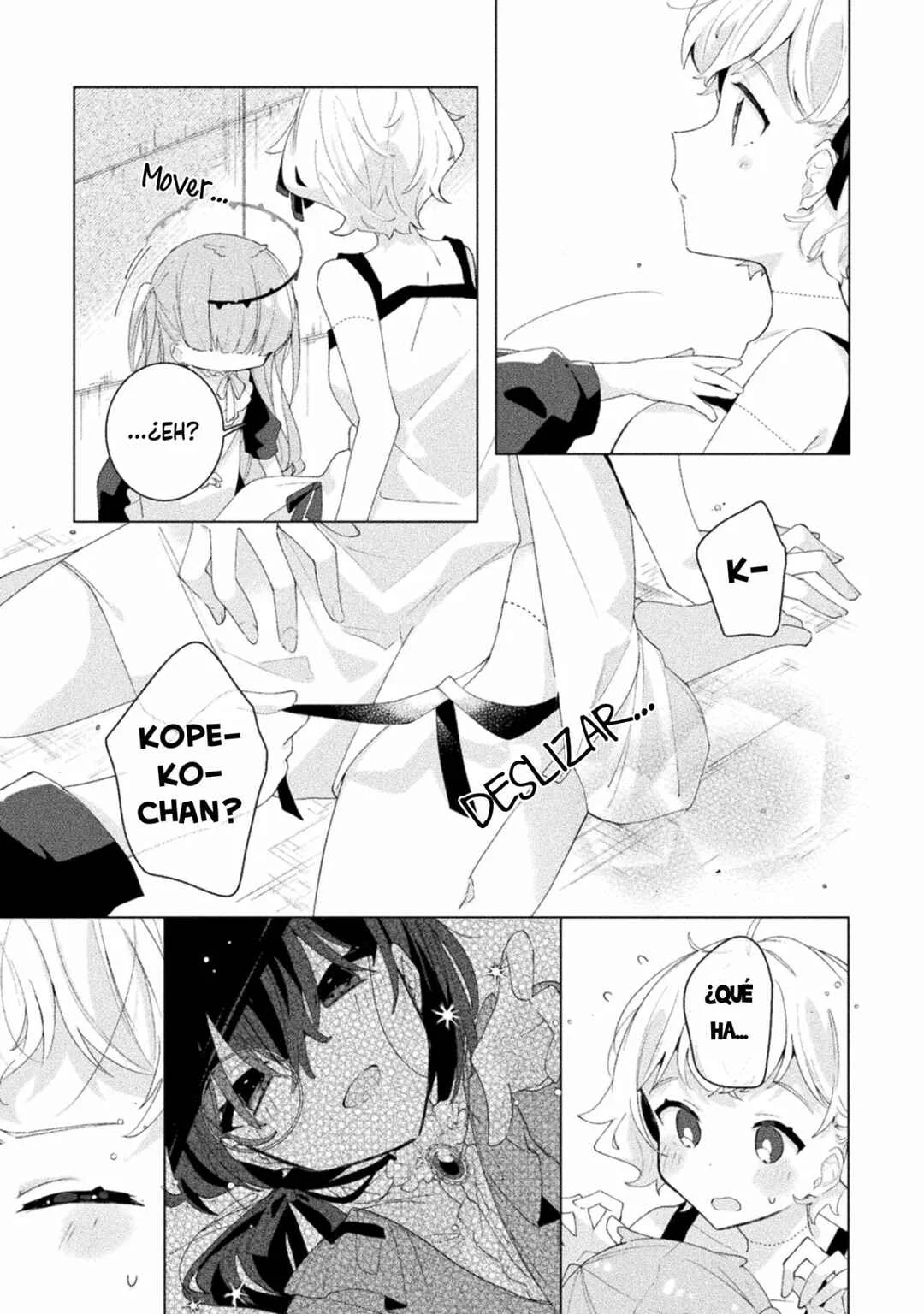 Harapeko Kopeko wa Niku to Sumu! Capítulo 2: Chillido x Monstruo - Page 18
