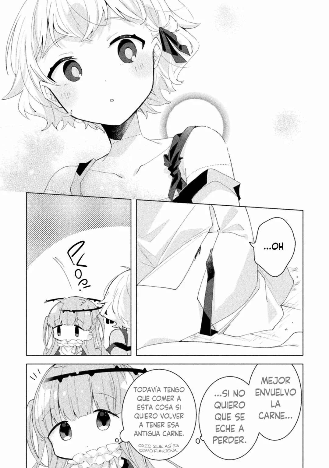 Harapeko Kopeko wa Niku to Sumu! Capítulo 2: Chillido x Monstruo - Page 19