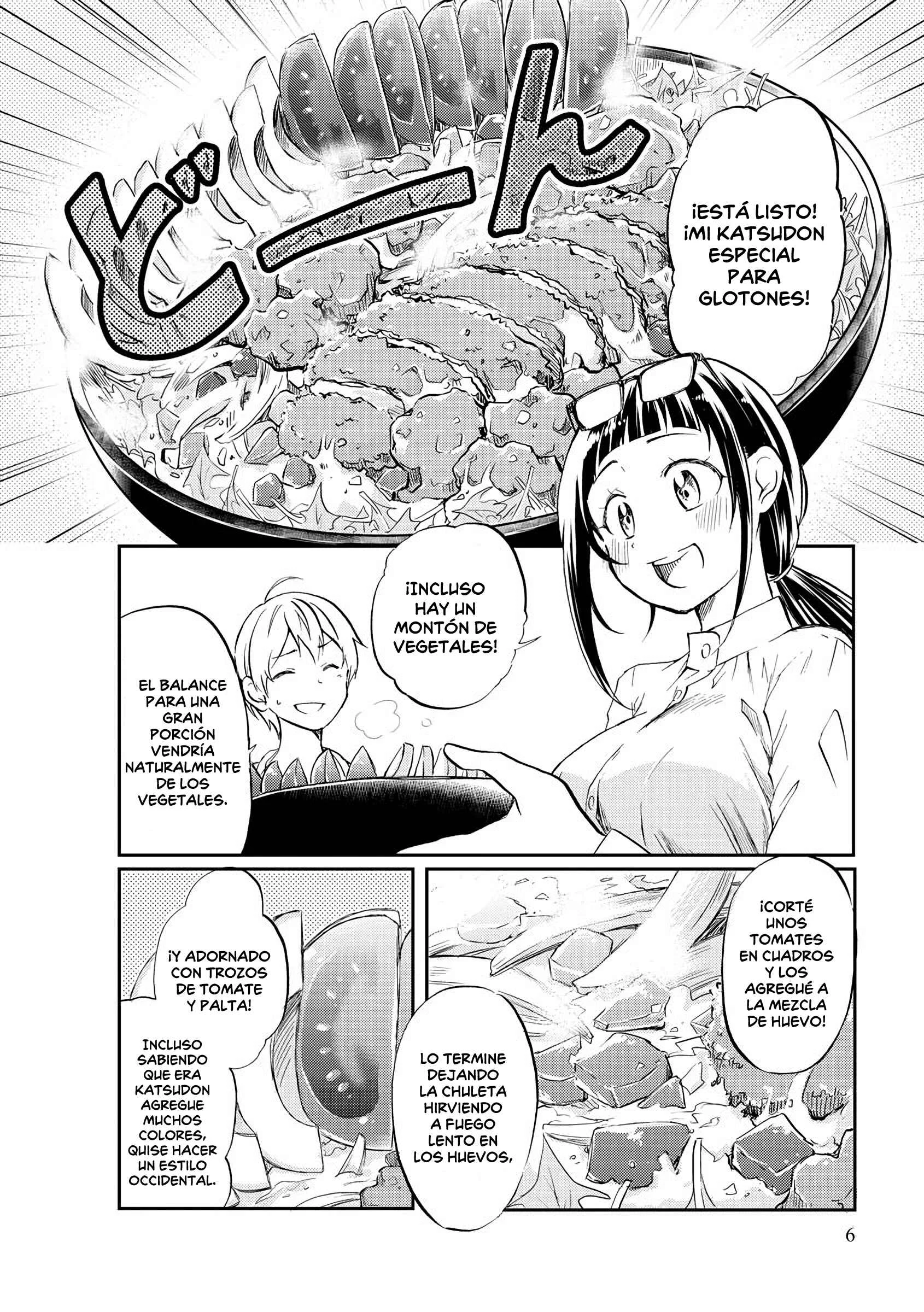Harukawa-san wa Kyou mo Ueteiru Capítulo 1: Tonkatsu & Plato para glotones - Page 5