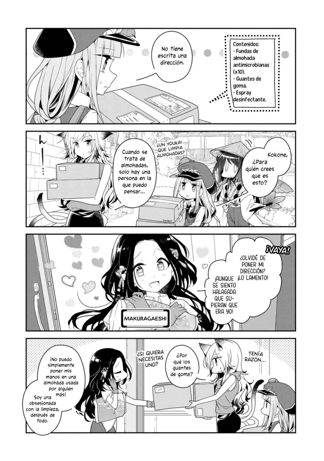 Hatoko no Ayakashi Yuubinya-san. Capítulo 1: Primera Parada - Page 7