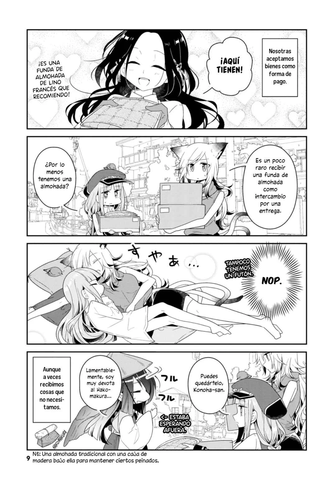 Hatoko no Ayakashi Yuubinya-san. Capítulo 1: Primera Parada - Page 9