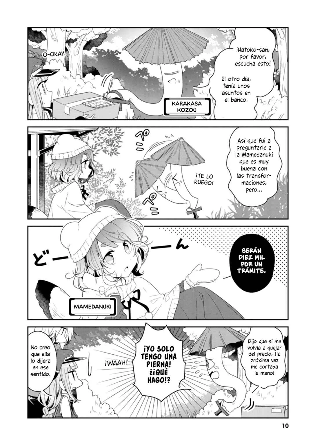 Hatoko no Ayakashi Yuubinya-san. Capítulo 1: Primera Parada - Page 10