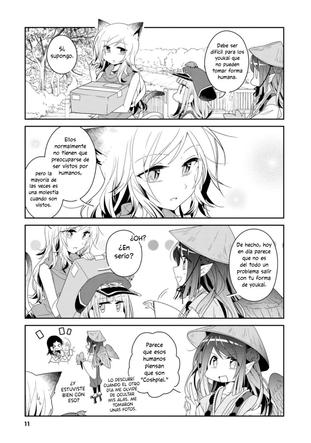 Hatoko no Ayakashi Yuubinya-san. Capítulo 1: Primera Parada - Page 11