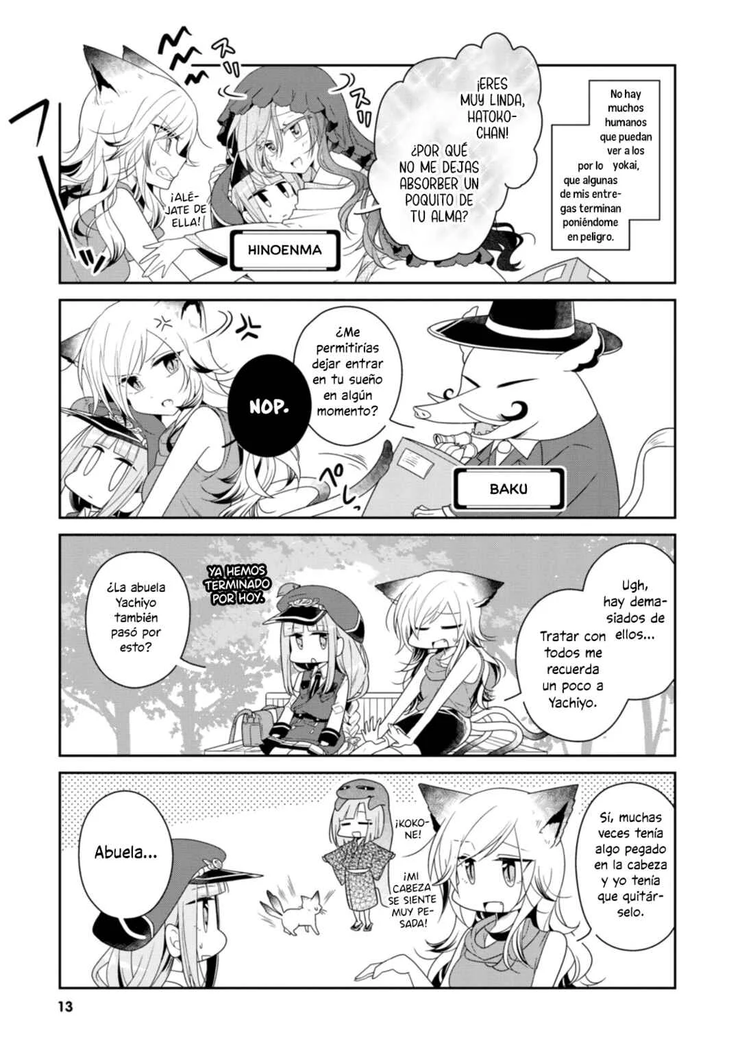 Hatoko no Ayakashi Yuubinya-san. Capítulo 1: Primera Parada - Page 13