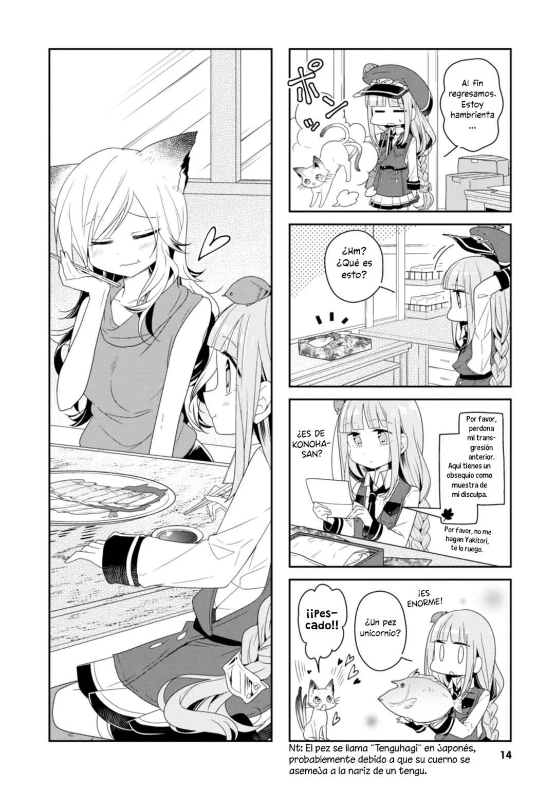 Hatoko no Ayakashi Yuubinya-san. Capítulo 1: Primera Parada - Page 14