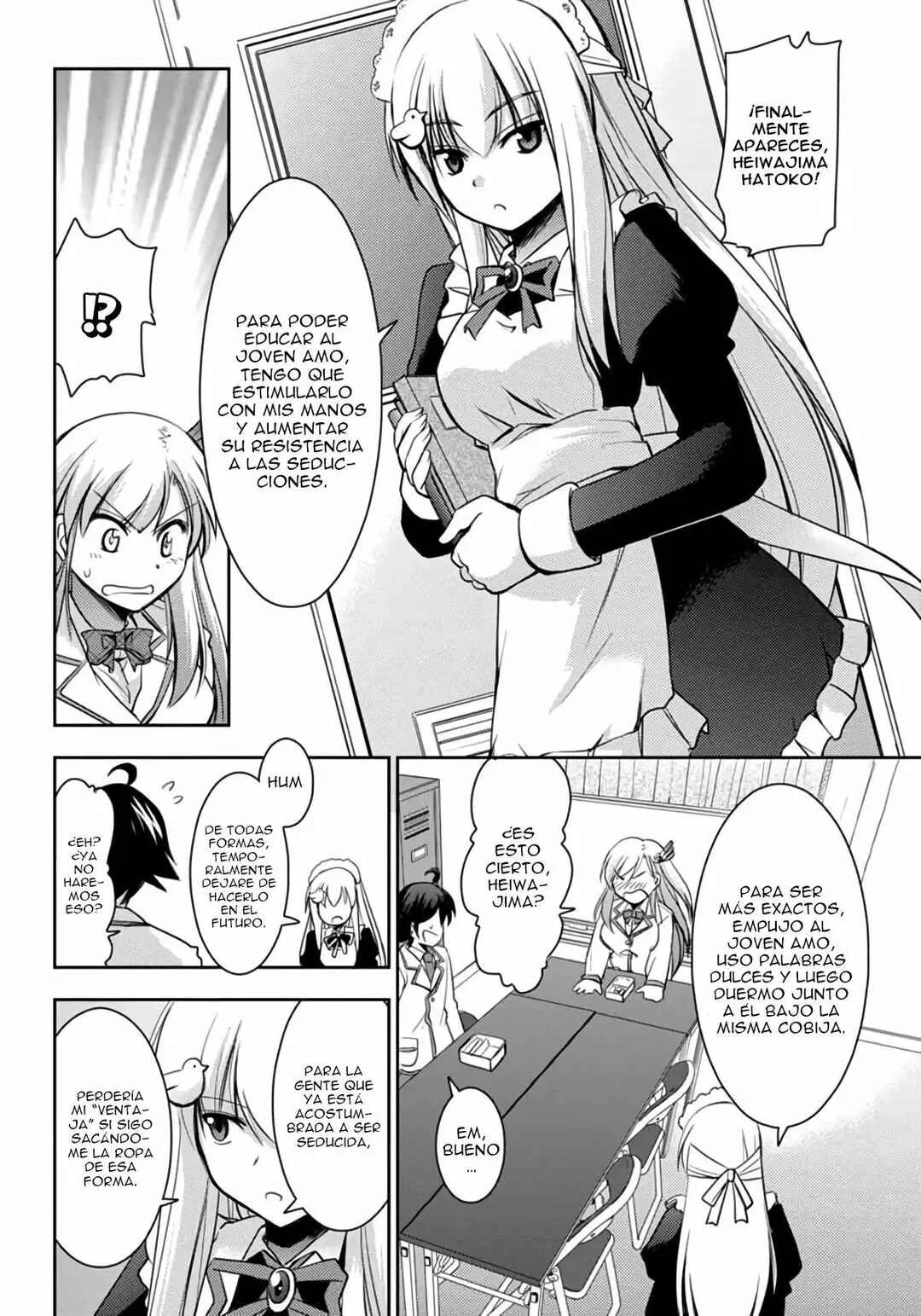 Hatoko-san to Love Comedy Capítulo 3: Ella es mi Sirvienta, hermanita, amiga de la infancia, compañera de clase, y presidenta del consejo estudiantil - Page 9
