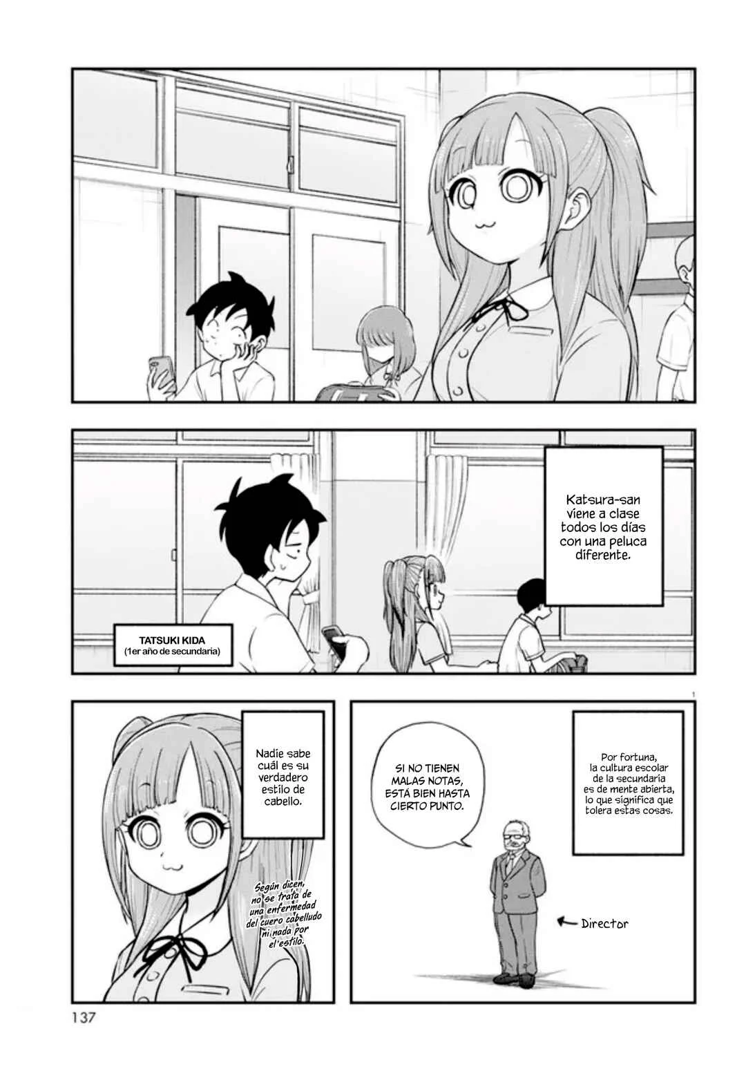 Higawari Wig no Katsura-san Capítulo 1: Una peluca distinta cada día - Page 4