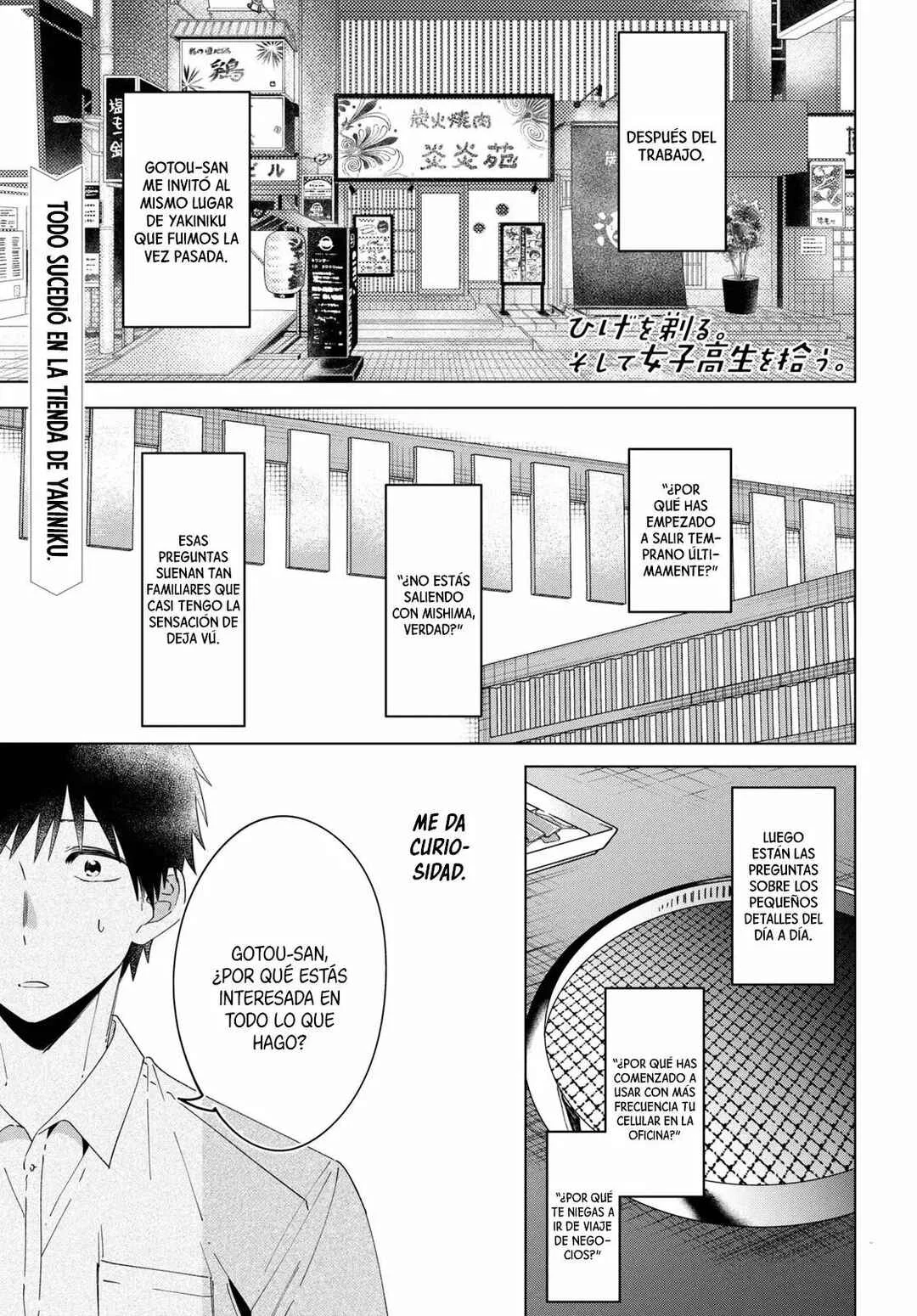 Hige o Soru. Soshite Joshikousei o Hirou. Capítulo 14 - Page 1