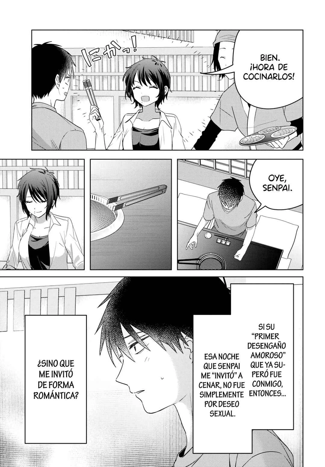 Hige o Soru. Soshite Joshikousei o Hirou. Capítulo 37: Kanda-senpai y su primer amor - Page 28