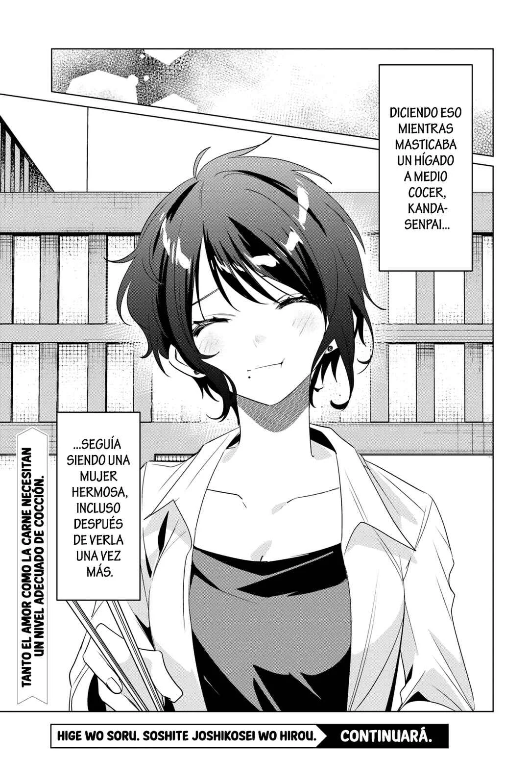 Hige o Soru. Soshite Joshikousei o Hirou. Capítulo 37: Kanda-senpai y su primer amor - Page 32