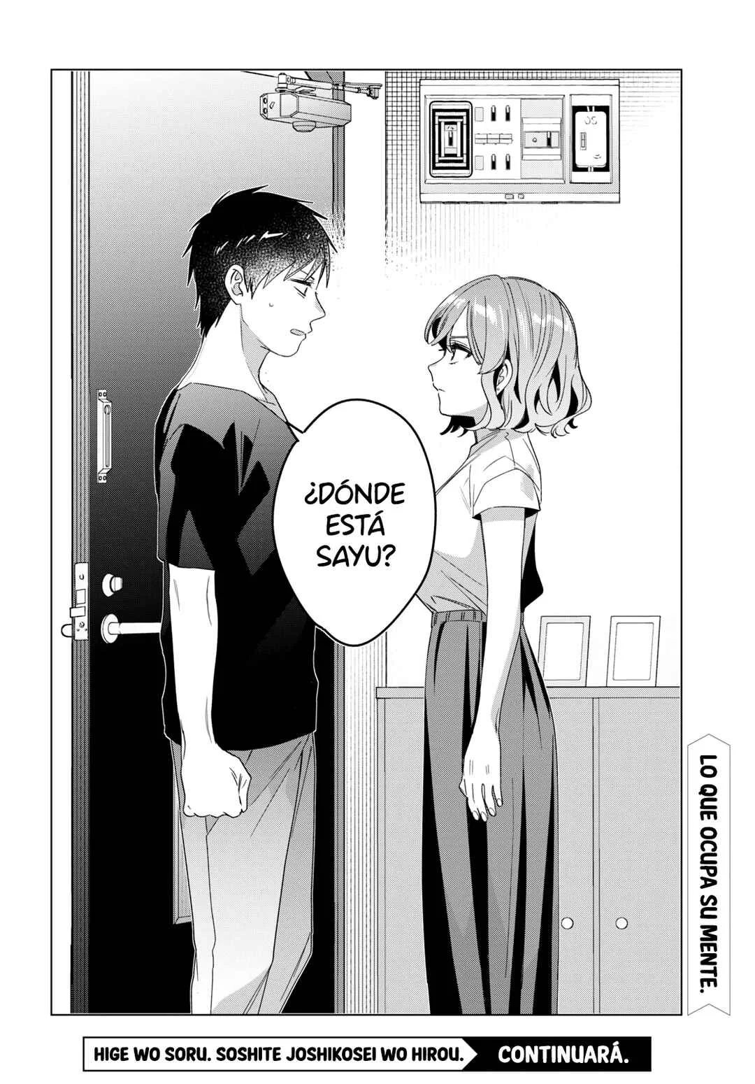 Hige o Soru. Soshite Joshikousei o Hirou. Capítulo 38: Fugitiva y verdaderas intenciones - Page 35