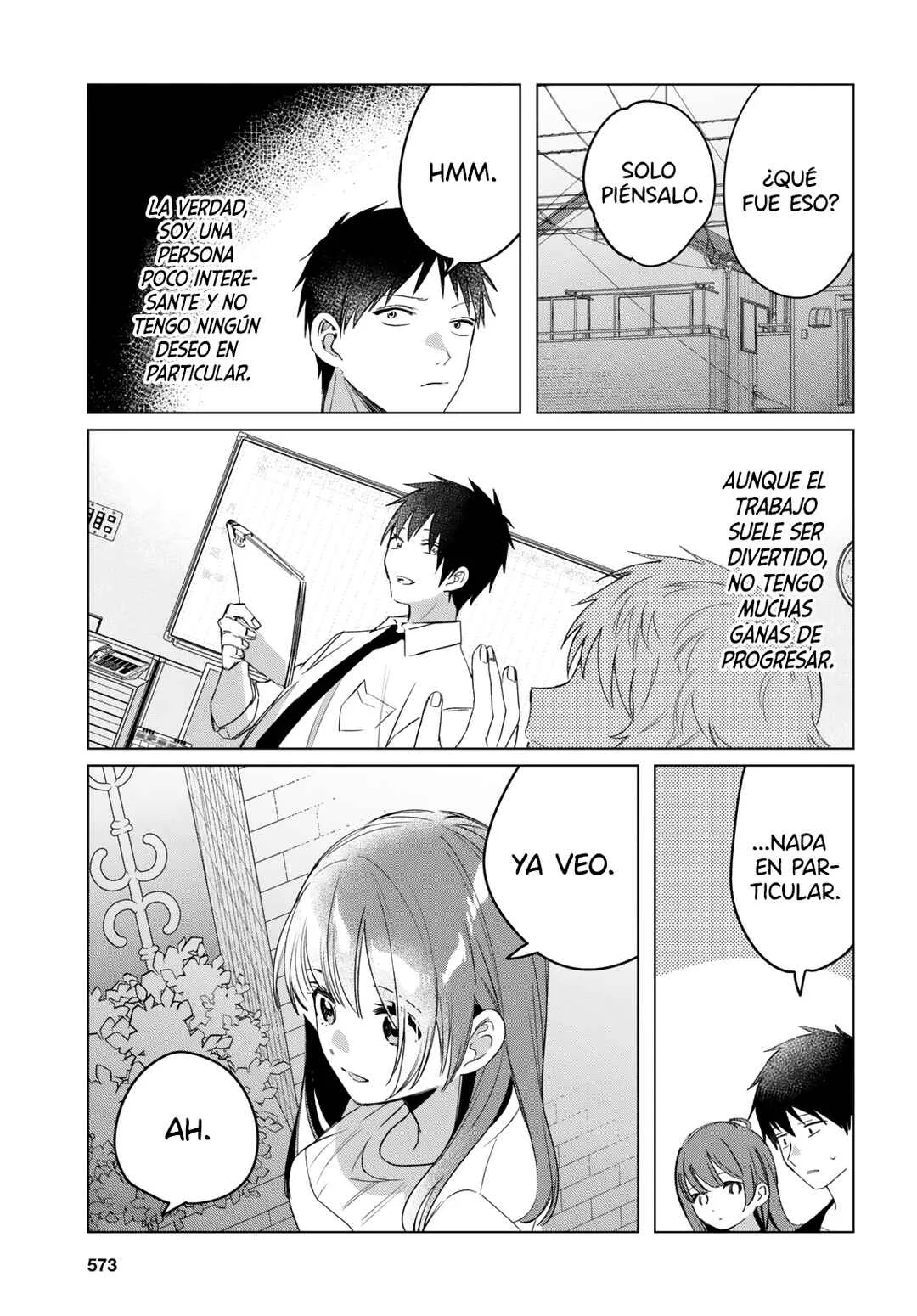 Hige o Soru. Soshite Joshikousei o Hirou. Capítulo 40: El lugar del comienzo y el sonido del final - Page 2