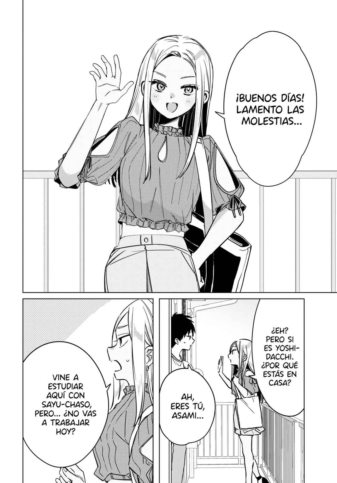 Hige o Soru. Soshite Joshikousei o Hirou. Capítulo 43: Visita y pasado - Page 9