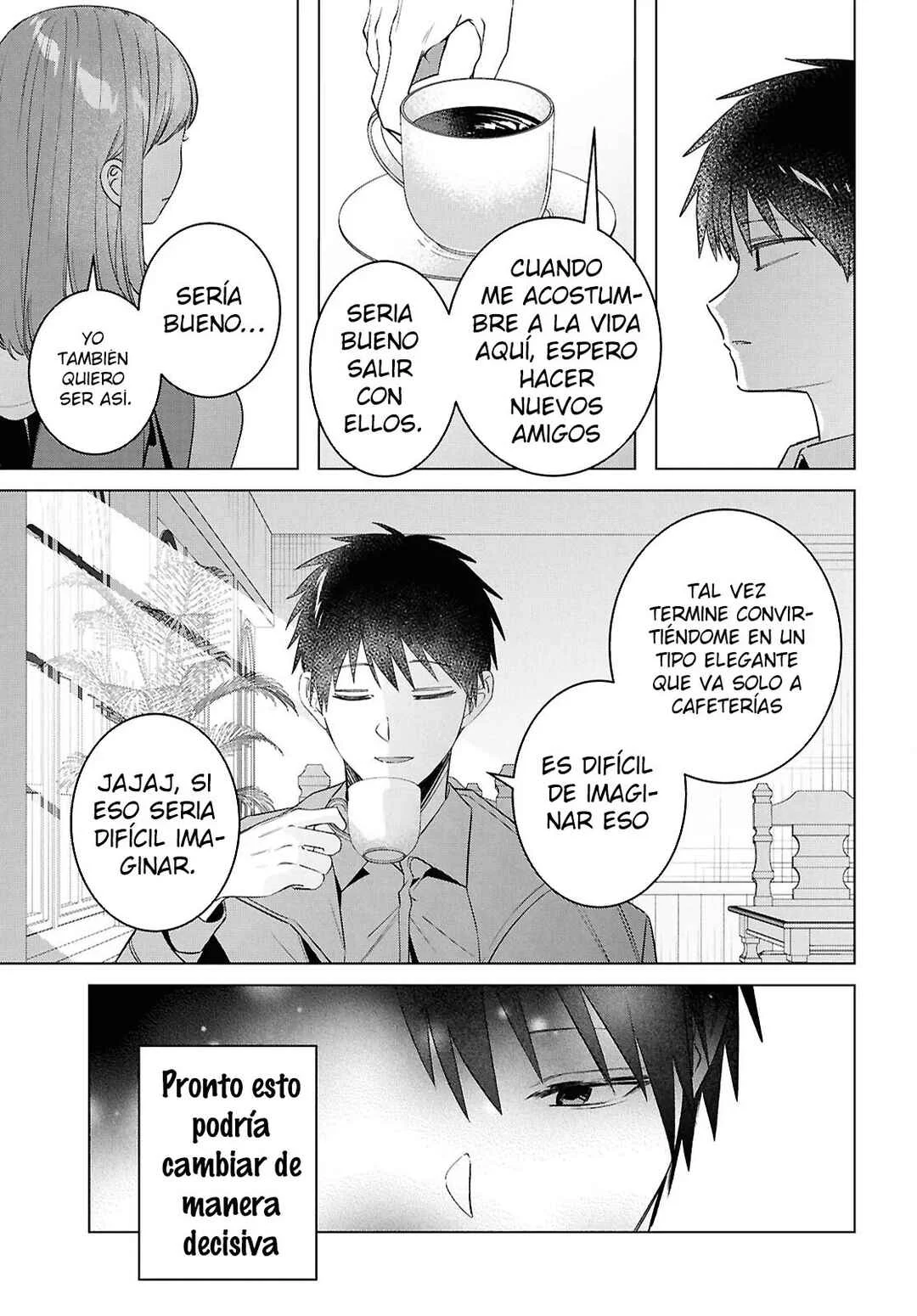 Hige o Soru. Soshite Joshikousei o Hirou. Capítulo 59.2 - Page 9