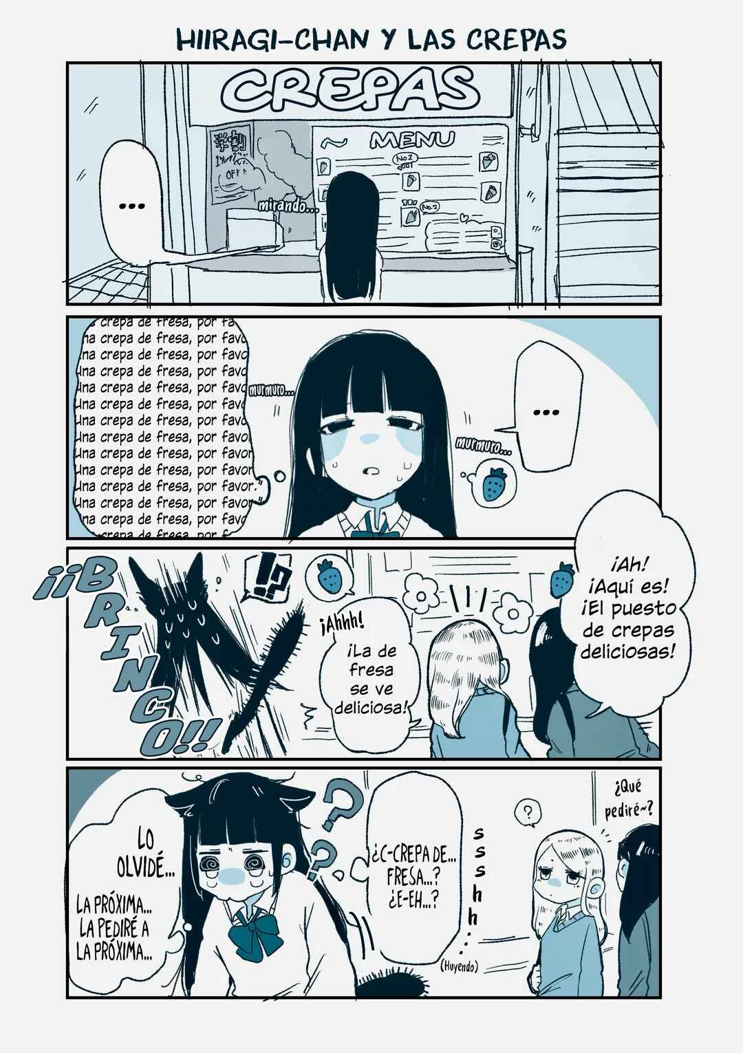 Hiiragi-chan to Tomikawa-chan Capítulo 1: Hiiragi-chan y las Crepas - Page 1