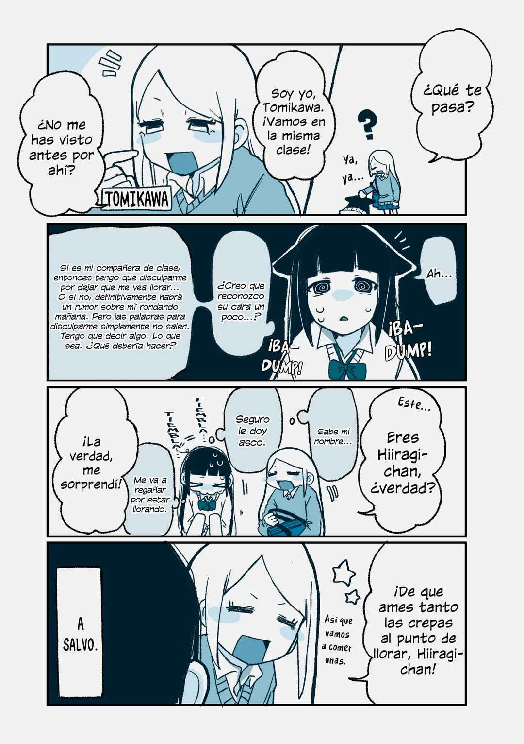 Hiiragi-chan to Tomikawa-chan Capítulo 1: Hiiragi-chan y las Crepas - Page 3