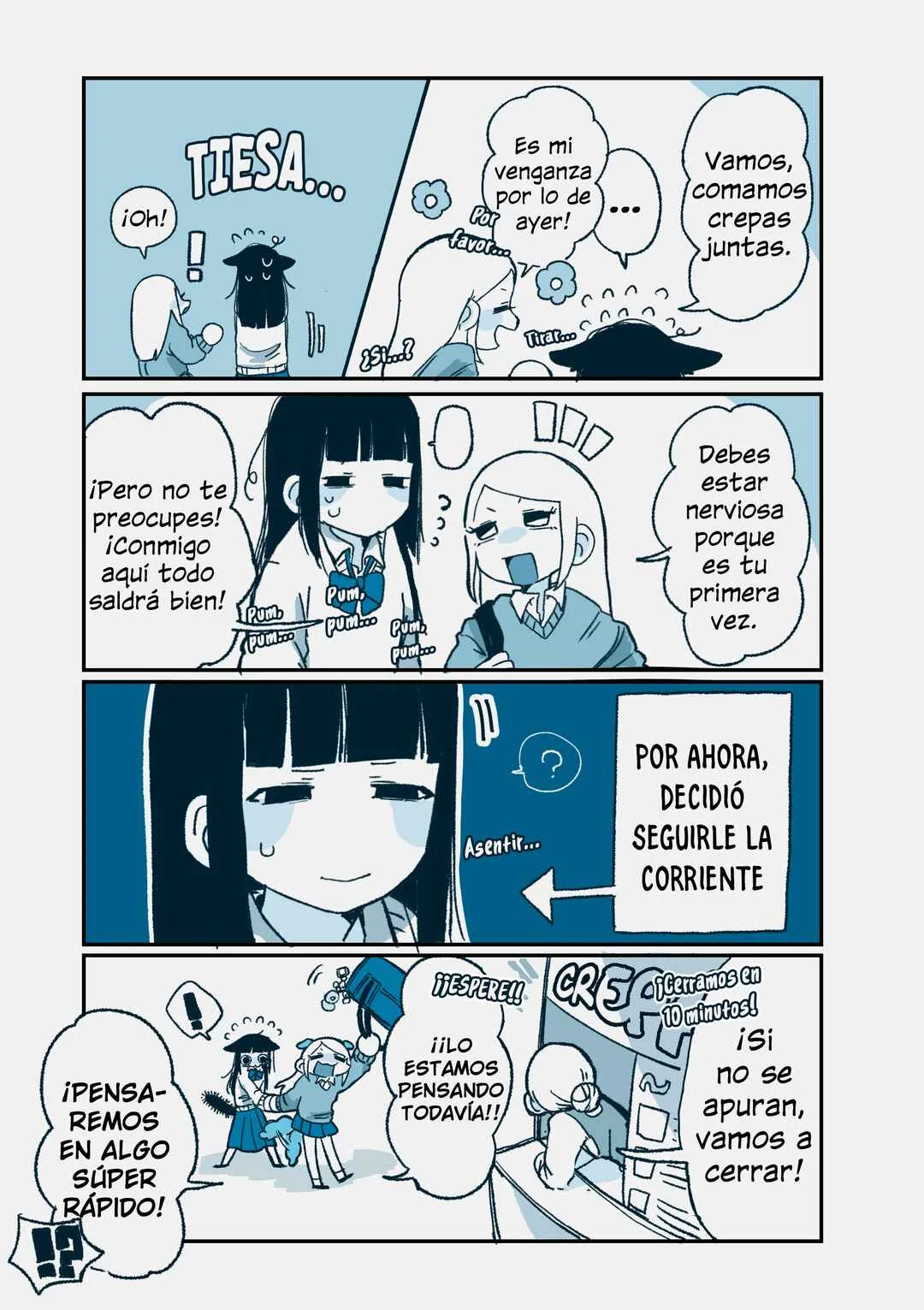 Hiiragi-chan to Tomikawa-chan Capítulo 1: Hiiragi-chan y las Crepas - Page 4