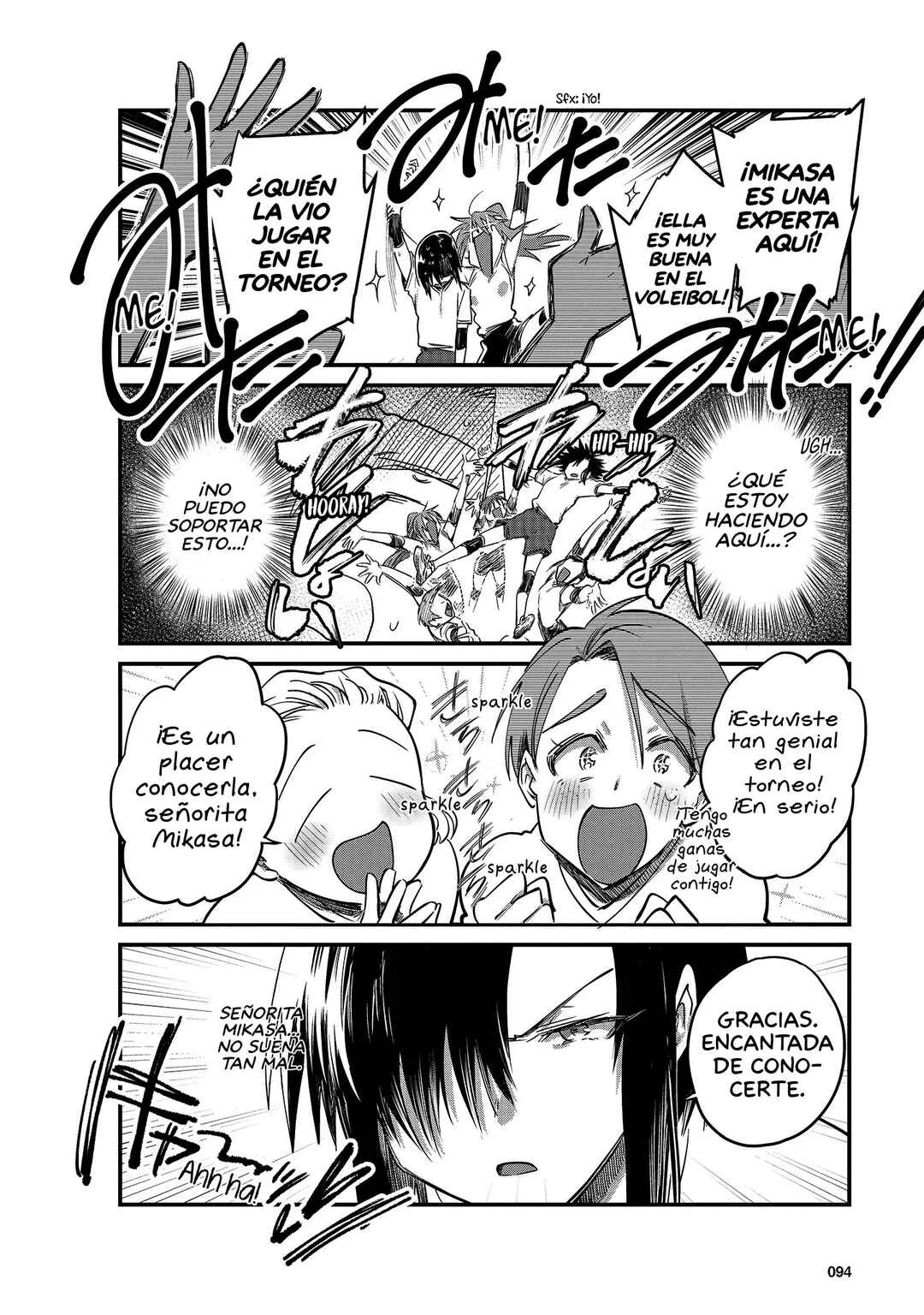 Hinata and Mikasa Capítulo 8 - Page 1