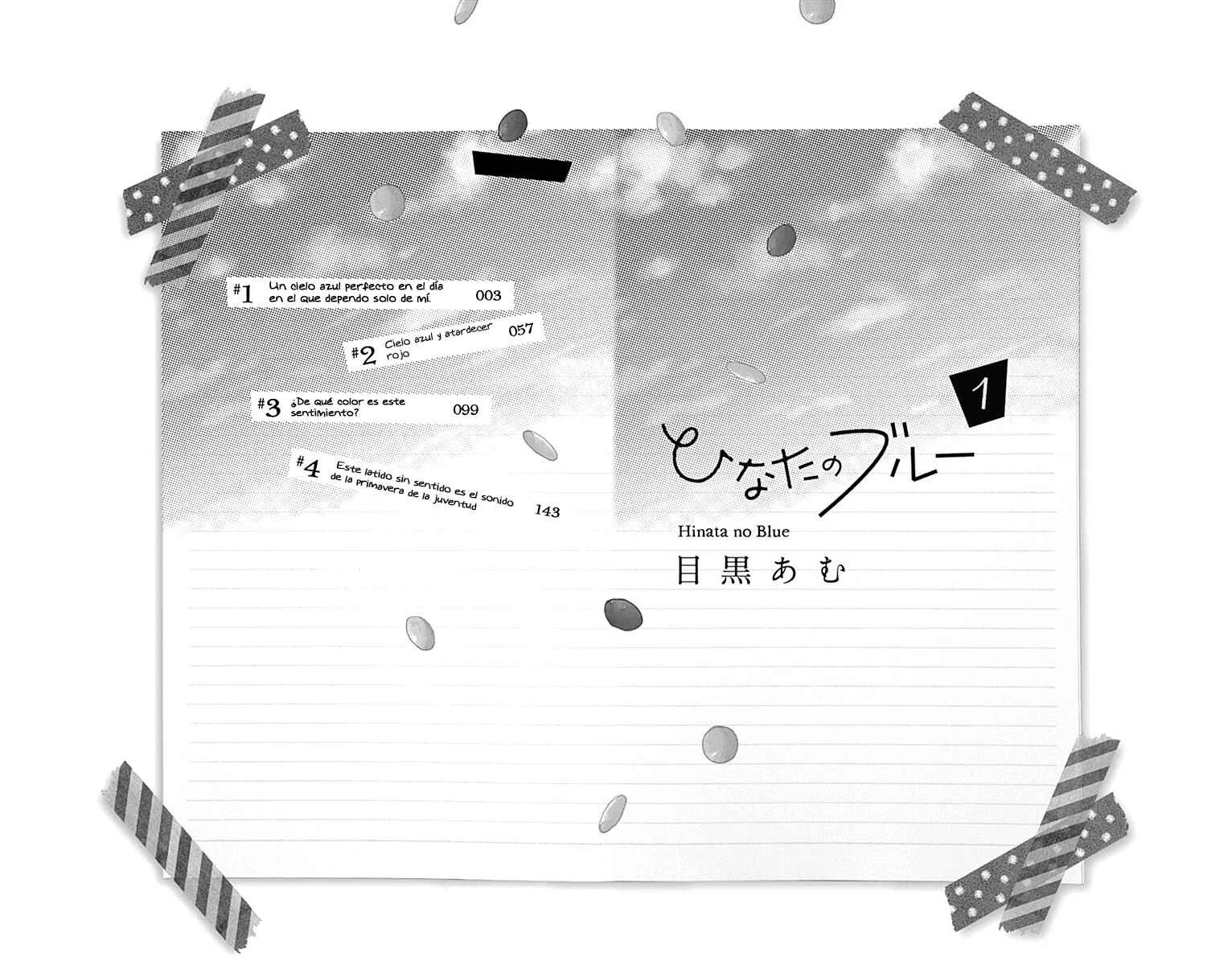 Hinata no Blue Capítulo 1: Un cielo azul perfecto en el día en el que dependo solo de mi - Page 1