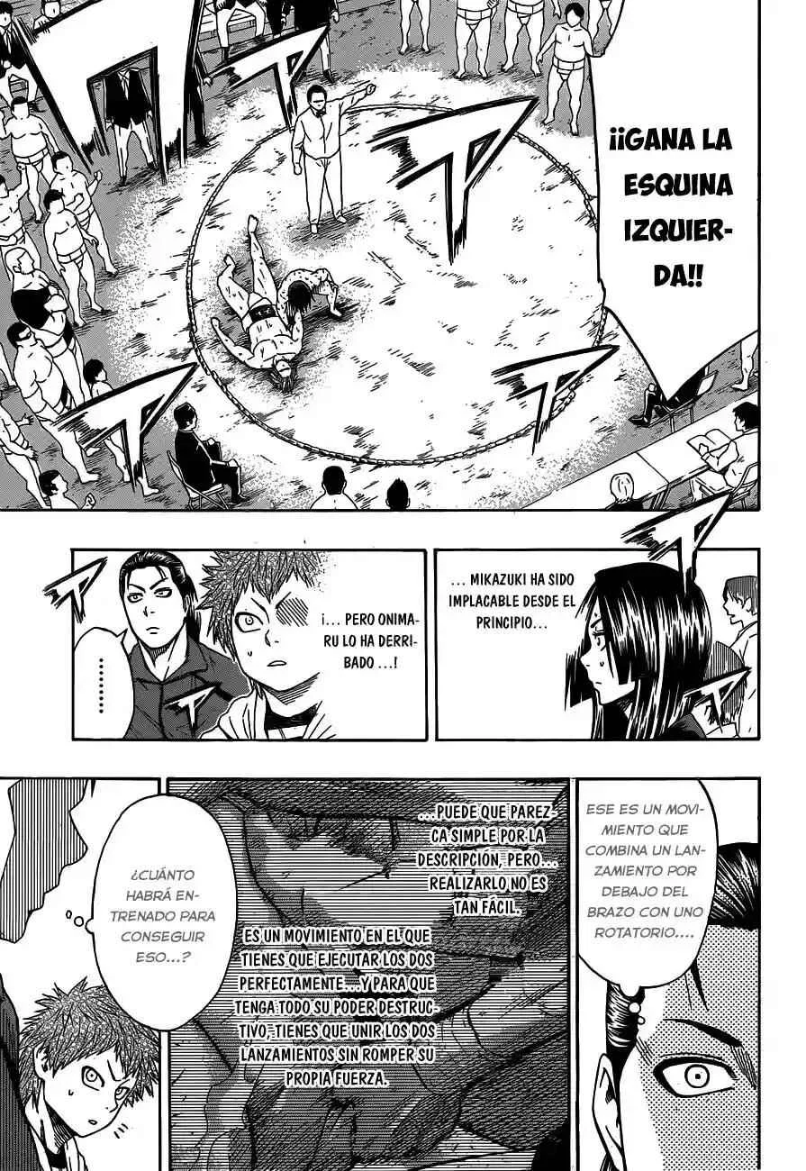 Hinomaru Sumo Capítulo 10: Onimaru Kunitsuna y Mikazuki Munechika 3 - Page 15