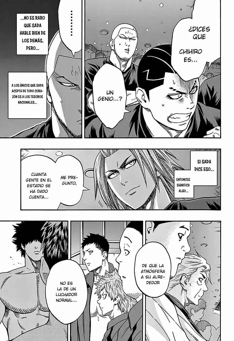 Hinomaru Sumo Capítulo 102: Oodenta Mitsuyo VS Kunisaki Chihiro - Page 3
