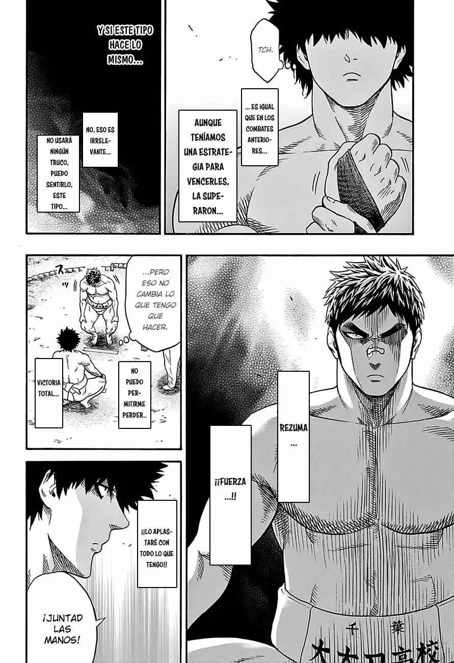 Hinomaru Sumo Capítulo 102: Oodenta Mitsuyo VS Kunisaki Chihiro - Page 4