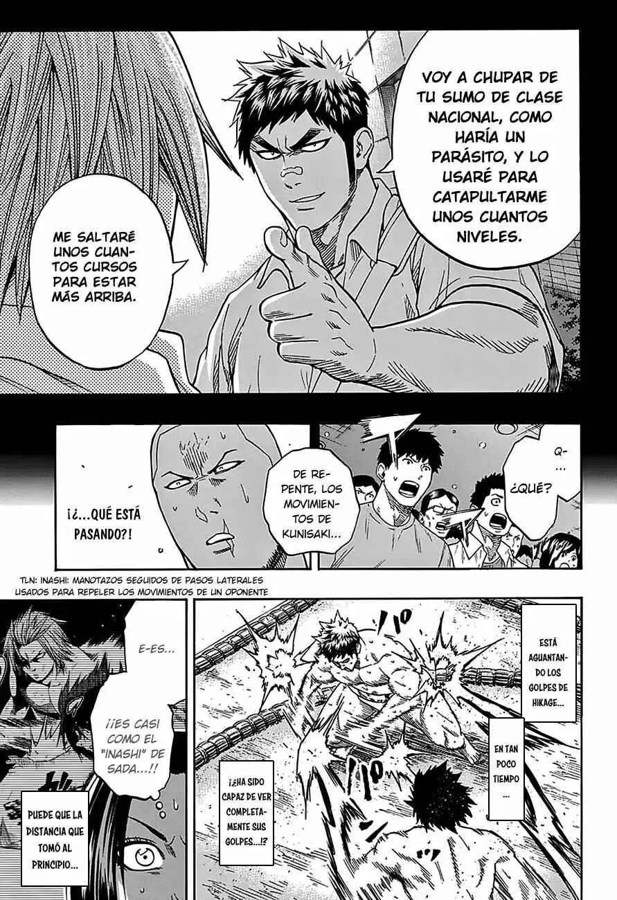Hinomaru Sumo Capítulo 102: Oodenta Mitsuyo VS Kunisaki Chihiro - Page 14