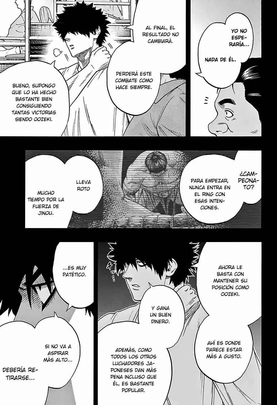 Hinomaru Sumo Capítulo 103: Oodenta Mitsuyo vs Kunisaki Chihiro 2 - Page 7