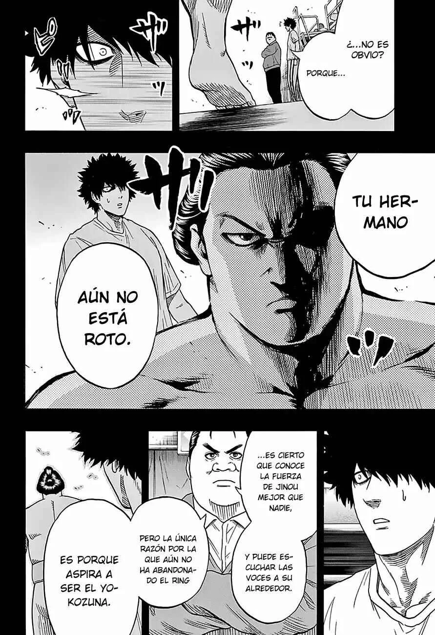 Hinomaru Sumo Capítulo 103: Oodenta Mitsuyo vs Kunisaki Chihiro 2 - Page 10