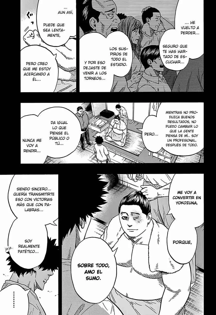 Hinomaru Sumo Capítulo 103: Oodenta Mitsuyo vs Kunisaki Chihiro 2 - Page 13