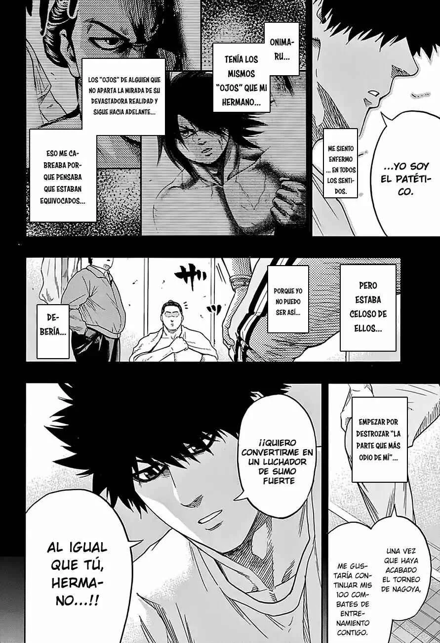 Hinomaru Sumo Capítulo 103: Oodenta Mitsuyo vs Kunisaki Chihiro 2 - Page 14