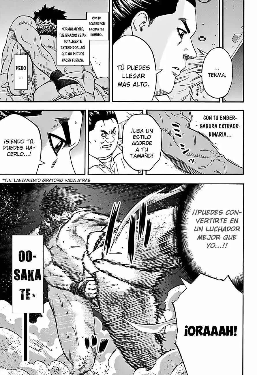Hinomaru Sumo Capítulo 103: Oodenta Mitsuyo vs Kunisaki Chihiro 2 - Page 15